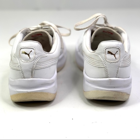 Puma GV Special white leather dad sneakers perforated toe - Picture 3 of 10